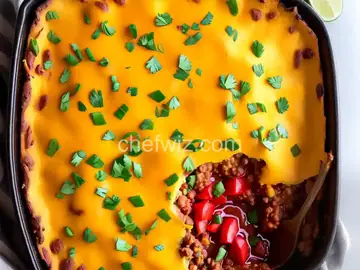 Hot Baked Taco Dip