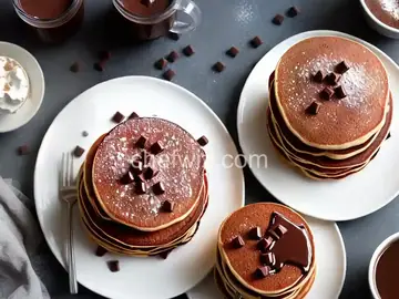 Hot Chocolate Pancakes