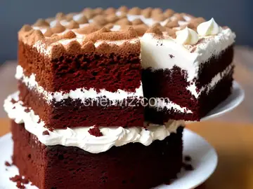Hot Cocoa Poke Cake