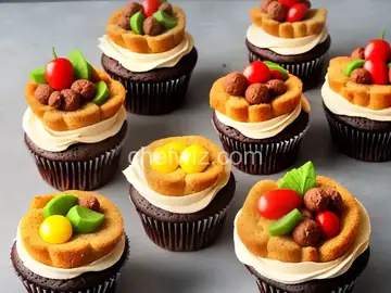Hot Dog Pull-Apart Cupcake Cake