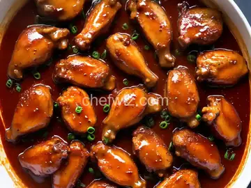 Hot Honey-Glazed Wings