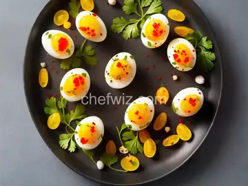 Hot Pickled Quail Eggs