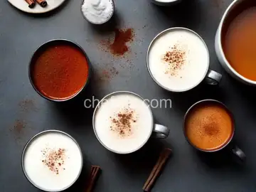 Hot Spiced Milk With Cinnamon