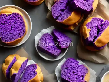 Hot Ube Pandesal (Filipino Purple Yam Bread Rolls)