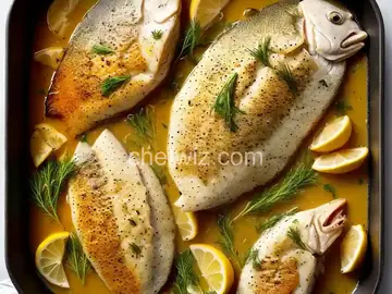 Hudson's Baked Tilapia with Dill Sauce