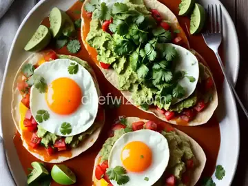Huevos Rancheros with Avocado Salsa Verde