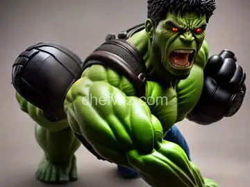 Hulk Smash Cake