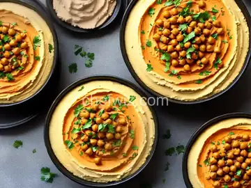 Hummus Masabacha (Hummus With Whole Chickpeas) Recipe