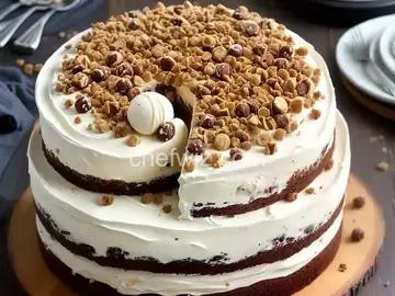 Ice Cream Crunch Cake
