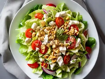 Iceberg Salad with Italian Dressing
