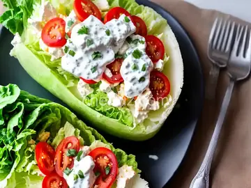 Iceberg Wedge Salad with Creamy Gorgonzola Dressing