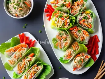 Imitation Crab Salad Summer Rolls