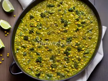 Indian Kale and Moong Dal