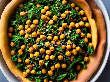 Indian Kale with Chickpeas