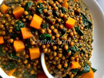 Indian Lentils and Spinach