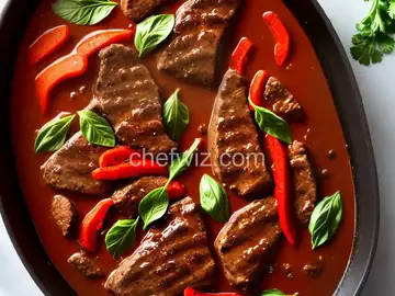 Indian-Spiced Pepper Steak