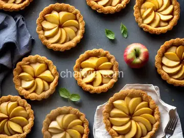 Individual Honeycrisp Apple Tarts