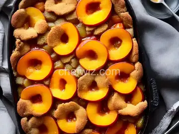 Individual Peach Cobblers