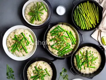 Instant Pot Asparagus Risotto