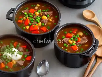 Instant Pot Beef and Vegetable Soup