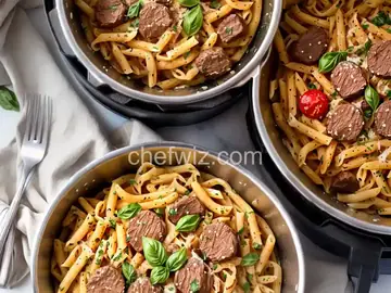 Instant Pot Bison Pasta (Pasta Bisonte)