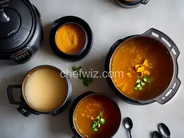Instant Pot Bone Broth with Turmeric and Ginger