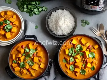 Instant Pot Butternut Squash-Chicken Curry