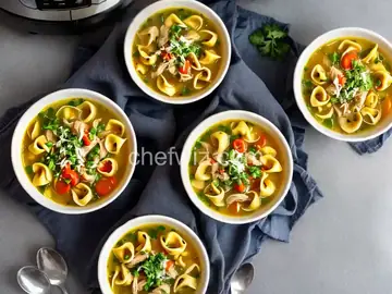 Instant Pot Chicken Tortellini Soup