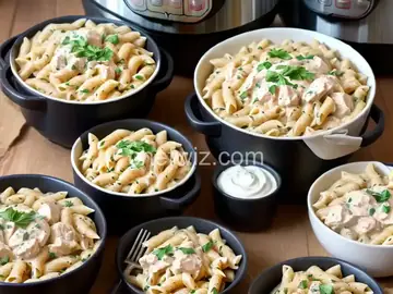 Instant Pot Creamy Ranch Chicken Pasta