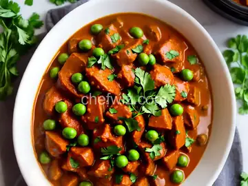 Instant Pot Eggplant Masala with Peas