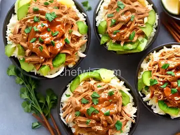 Instant Pot Hawaiian Pulled Chicken Sandwiches