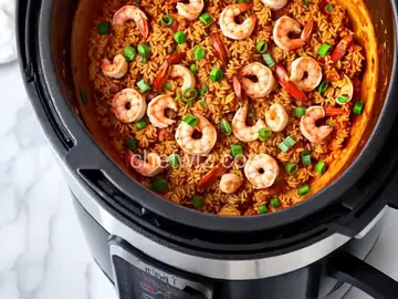Instant Pot Jambalaya with Shrimp and Chicken