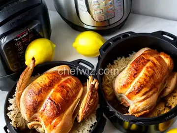 Instant Pot Lemon Rotisserie Chicken
