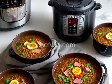 Instant Pot® Lentil and Ham Soup