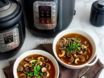 Instant Pot® Mushroom Broth