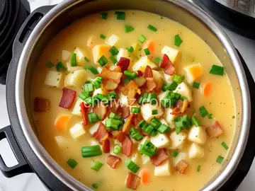 Instant Pot Potato and Bacon Soup