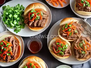 Instant Pot Pulled Pork Sandwiches