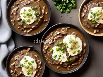 Instant Pot® Salisbury Steak with Onion and Mushroom Gravy