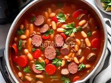 Instant Pot Tuscan Bean and Sausage Soup