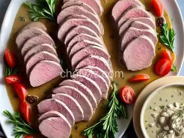 Instant Pot® Vitello Tonnato (Poached Veal with Tonnato Sauce)