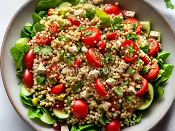 Israeli Couscous Salad with Smoked Paprika