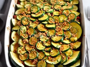 Italian Baked Zucchini Side Dish