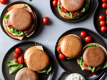 Italian Burgers with Roasted Tomatoes and Caramelized Onions
