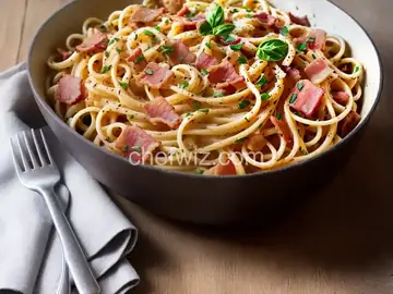 Italian Carbonara with Bacon