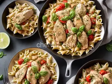 Italian Chicken Bow Tie Pasta