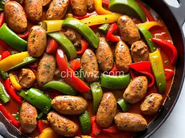 Italian Chicken Sausage and Peppers