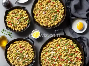 Italian Egg and Pasta Scramble