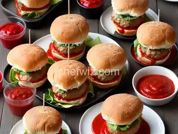 Italian Meatball Sliders with Red Sauce