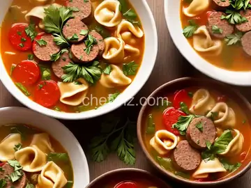 Italian Sausage Tortellini Soup