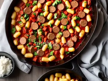 Italian Sausage and Gnocchi Skillet